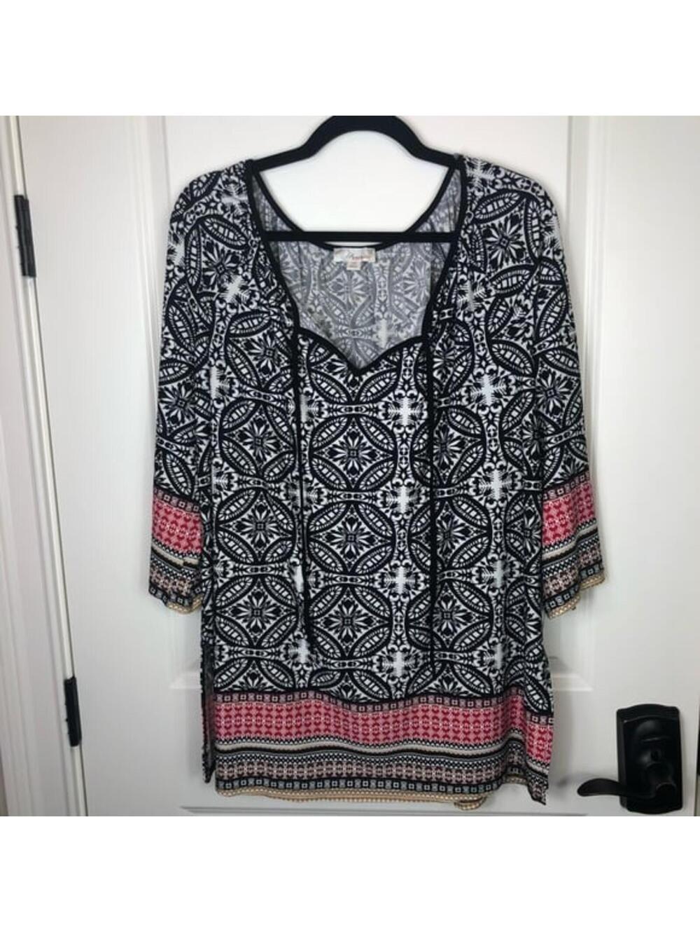 Women’s Misia 1X Boho print top